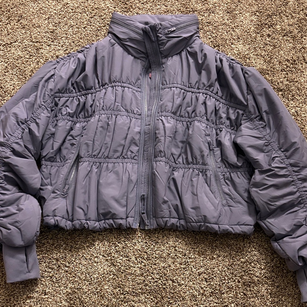 Free People Movement Shelby Shirred Puffer